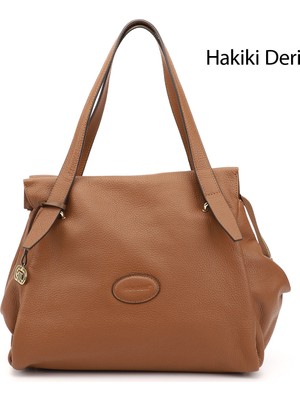Gönderi(r) Kadın Taba Floter Hakiki Deri El ve Omuz Çantası
