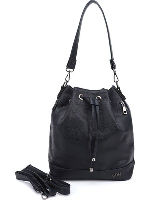 Gönderi(r) Kadın Lacivert Floter Büzgülü Omuz ve Sırt Çantası