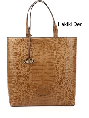 Gönderi(r) Kadın Taba  Hakiki Deri El ve Omuz Çantası