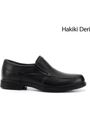 Gönderi(r) Erkek Siyah Hakiki Deri Klasik Ayakkabı