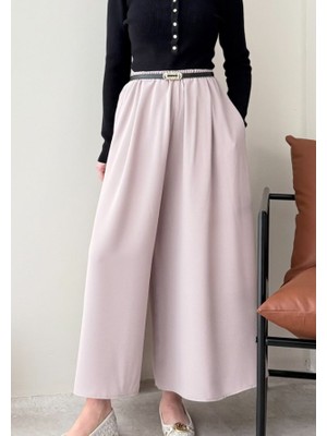 Molly Nelly Kadın Bol Paça Etekli Pantolon