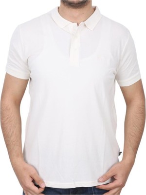 Bad Bear Stark KS Off-White Beyaz Polo Yaka King Size Erkek T-Shirt