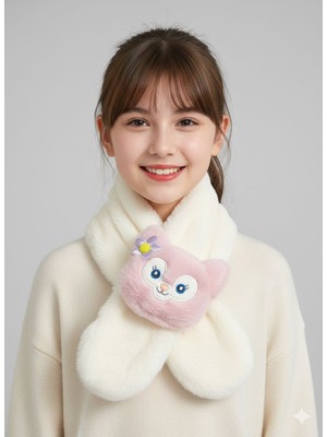 Linabell Sevimli Tilki Lina Bell Tüylü Peluş Atkı Boyunluk Genç Kız Çocuk Bebek Hediyelik