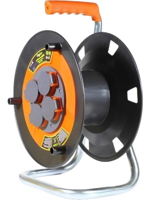 Huzur Elektrik Bylion Plastik Makara 25M Kapasiteli (Kablosuz) Kapaklı 130-340-0000/PSP-10000-F