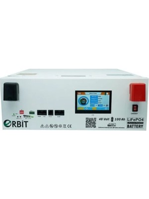 Orbit 51.2V 100AH Ekranlı Lityum Akü