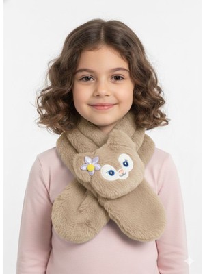 Linabell Sevimli Tilki Lina Bell Tüylü Peluş Atkı Boyunluk Genç Kız Çocuk Bebek Hediyelik