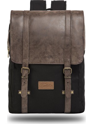 Fudela NYP Siyah Sırt Çantası Tekli 15 L Kapasite ile Şık ve Fonksiyonel Tasarım