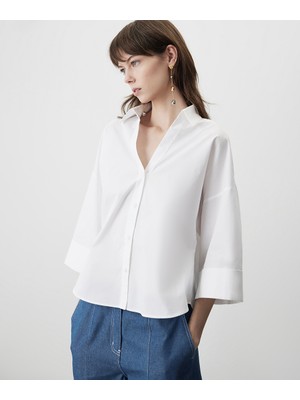 Miss İpekyol Duble Kol Poplin Gömlek IS1260025093002