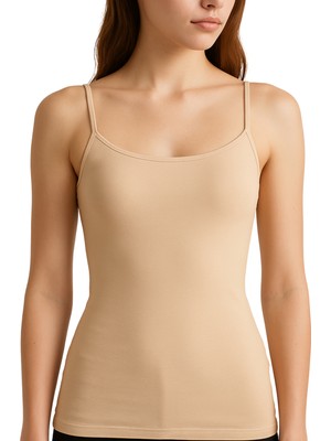 Organickid Comfort Kadın Ten Rengi Atlet Seti 2'li