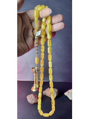 Kehribarkolik Damla Kehribar Bahadır Kılıç 18*8,5mm. 36,82 Gr. + 11 Gr. Gümüş