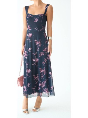 Butik Belvita Dantel Boyalı Elbise