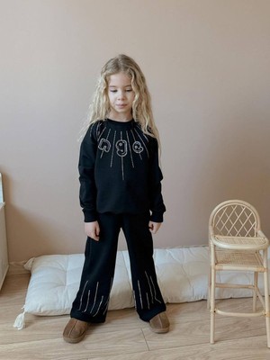 Miniko Kids Kız Çocuk Bayramlık Angel Taşlı 2li Pamuk Takım