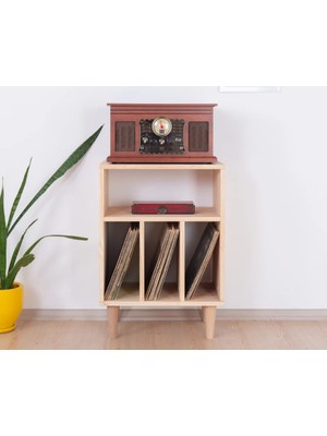 FURU Akselerert | Çam Plak Depolama Ünitesi Doğal Ahşap