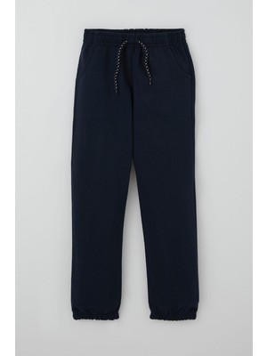 Breeze Erkek Çocuk Eşofman Altı Bağcık Aksesuarlı Cepli 4-8 Yaş, Koyu Lacivert