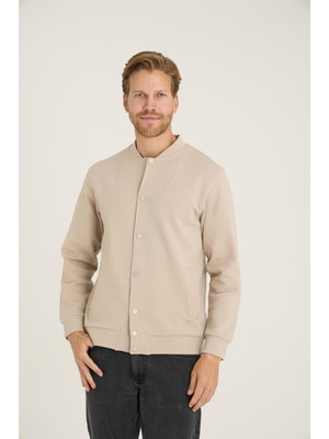 Gd Goldoremi 506 Premium Erkek Hakim Yaka Çıtçıtlı Mevsimlik Düz Kolej Stil Ceket