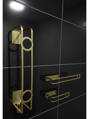 Edil Tasarım Havlu Askısı ,tuvalet Kağıtlık,3 Ürün Birlikte Banyo,tuvalet Takımı,yapışkanlı,montaj Gerektirmez