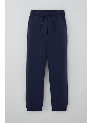 Breeze Erkek Çocuk Eşofman Altı Bağcık Aksesuarlı Cepli 4-8 Yaş, Lacivert