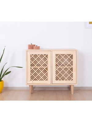 FURU Kube | Çam Depolama Ünitesi Doğal Ahşap