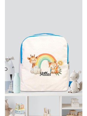Lilabio Isme Özel 0-7 Yaş Erkek Çocuk Sırt Çantası Anaokulu Kreş Çantası