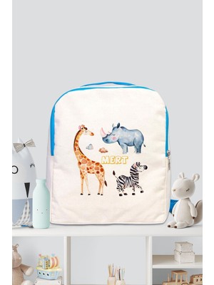 Lilabio Isme Özel 0-7 Yaş Erkek Çocuk Sırt Çantası Anaokulu Kreş Çantası