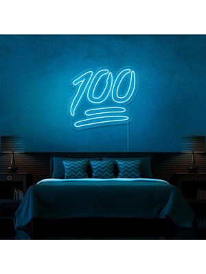 Biz Bu İşin Keyif Kısmındayız 100 Yazılı Neon Tabela