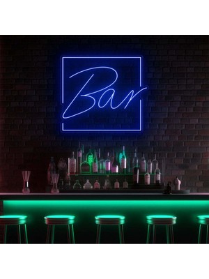 Biz Bu İşin Keyif Kısmındayız Bar Yazılı Neon Tabela
