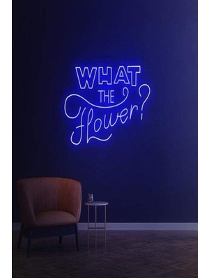 Biz Bu İşin Keyif Kısmındayız What The Flower? Yazılı Neon Tabela