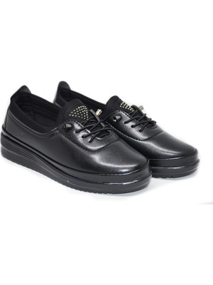 Waykon Termo Taban Içi Ortopedik Tabanlı Suni Deri Anne Ayakkabısı