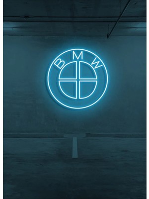 Biz Bu İşin Keyif Kısmındayız Rent A Carlara Özel Bmw Logo Neon Tabela