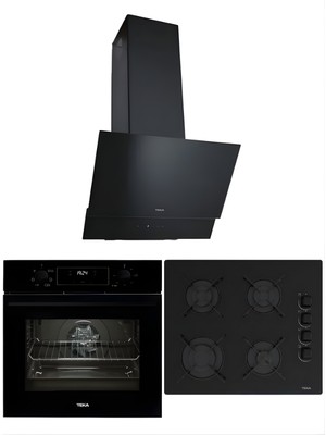 Teka Chef 5 Siyah Ankastre Set (Gbe 64002 Ocak/hak 625 Fırın/atv 60.3 M Davlumbaz)
