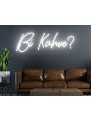 Biz Bu İşin Keyif Kısmındayız Bi Kahve? Yazılı Neon Tabela