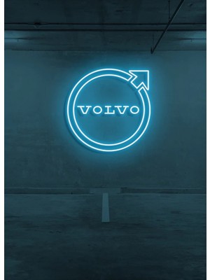 Biz Bu İşin Keyif Kısmındayız Rent A Carlara Özel Volvo Logo Neon Tabela