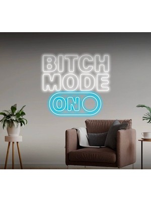 Biz Bu İşin Keyif Kısmındayız Mode On Yazılı Neon Tabela