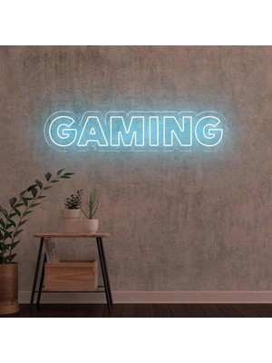 Biz Bu İşin Keyif Kısmındayız Gamıng Yazılı Neon Tabela