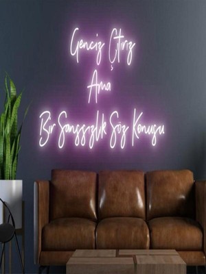 Biz Bu İşin Keyif Kısmındayız Genciz Çıtırız Ama Bir Şanssızlık Söz Konusu Yazılı Neon Tabela