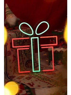 Biz Bu İşin Keyif Kısmındayız Yılbaşı Hediye Paketi Neon Tabela