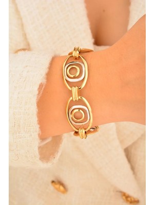 Cebeci Çift Renk Zincir Bileklik