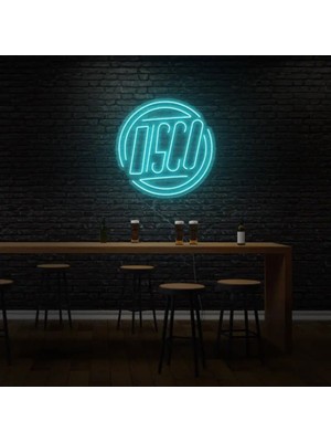 Biz Bu İşin Keyif Kısmındayız Dısco Yazılı Neon Tabela