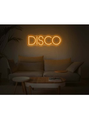 Biz Bu İşin Keyif Kısmındayız Dısco Yazılı Neon Tabela