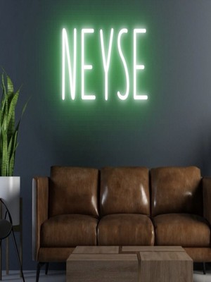 Biz Bu İşin Keyif Kısmındayız Neyse Yazılı Neon Tabela