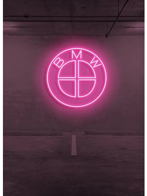 Biz Bu İşin Keyif Kısmındayız Rent A Carlara Özel Bmw Logo Neon Tabela