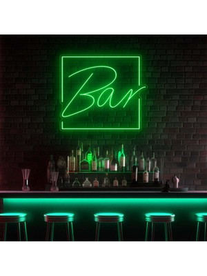 Biz Bu İşin Keyif Kısmındayız Bar Yazılı Neon Tabela
