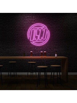 Biz Bu İşin Keyif Kısmındayız Dısco Yazılı Neon Tabela