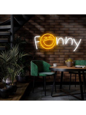 Biz Bu İşin Keyif Kısmındayız Funny Yazılı ve Şekilli Yazılı Neon Tabela