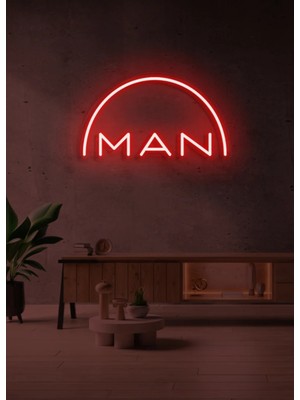 Biz Bu İşin Keyif Kısmındayız Rent A Carlara Özel Man Yazılı Neon Tabela