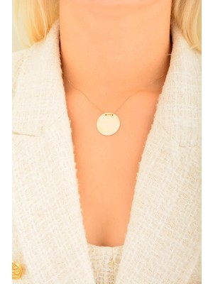 Cebeci Rose Plaka Kolye