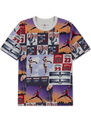 Nike Jordan Posterized Air Çocuk Tişört (95F612-782)