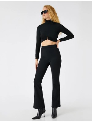 Koton Ispanyol Paça Kadın Tayt