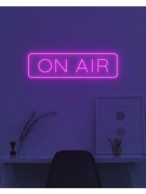 Biz Bu İşin Keyif Kısmındayız On Aır Yazılı Neon Tabela