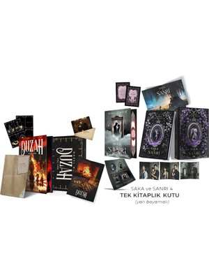 Ephesus Yayınları Duzah 1 Nemea Vadisi Hediyeli Kutu Yan Boyalı ve Saka ve Sanrı 4 Kutulu Yan Boyalı